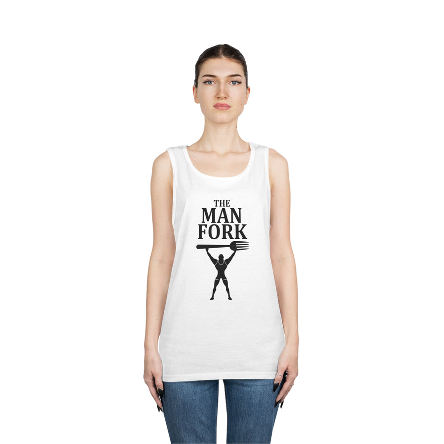 The Man Fork Cotton Tank Top